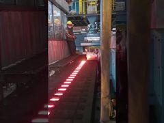 Manhole cover pouring