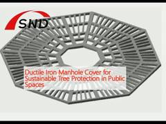 Ductile Iron Manhole Cover for Sustainable Tree Protection in Public Spaces