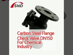 See Why Choose ASTM Standard Carbon Steel Flange Check Valve DN150 For Chemical Industry