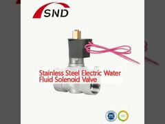 Stainless Steel Electric Water Fluid Solenoid Valve