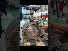 DN2000 Large Diameter Flange Butterfly Valve Metal Valve Ductile Iron Material